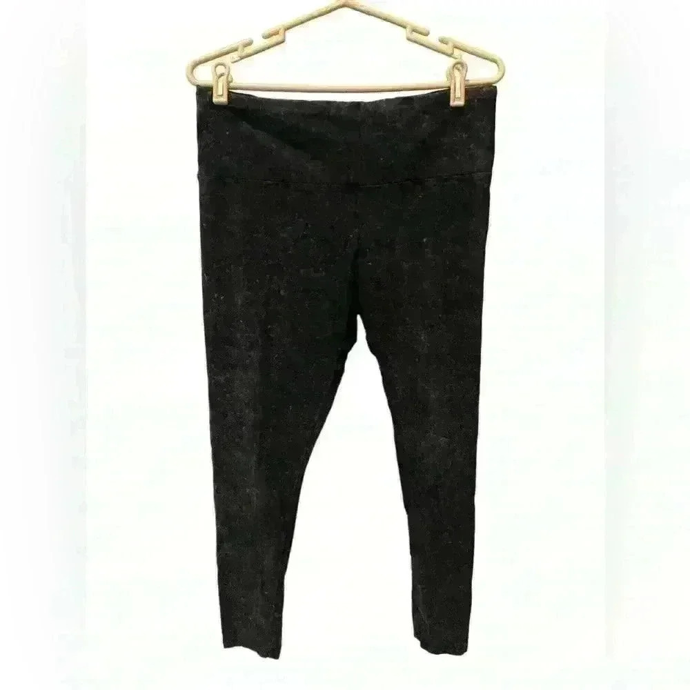 Acid wash work out pants